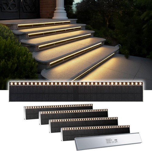 Solar step lights outside - solar,